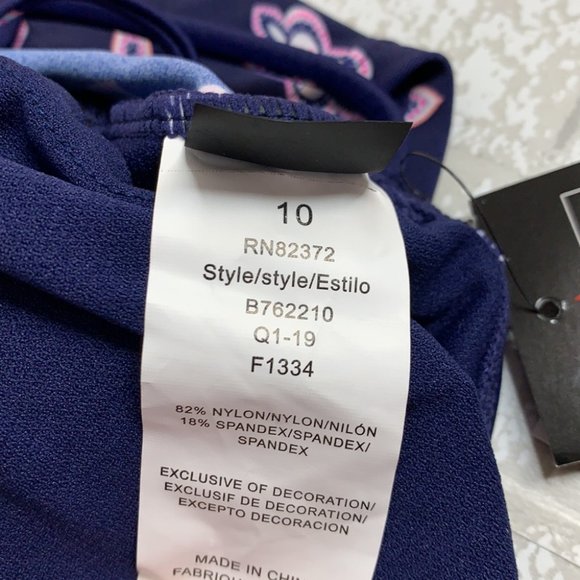 Island Escape Jetset Push-Up Tankini Top, Paisley - Picture 6 of 7